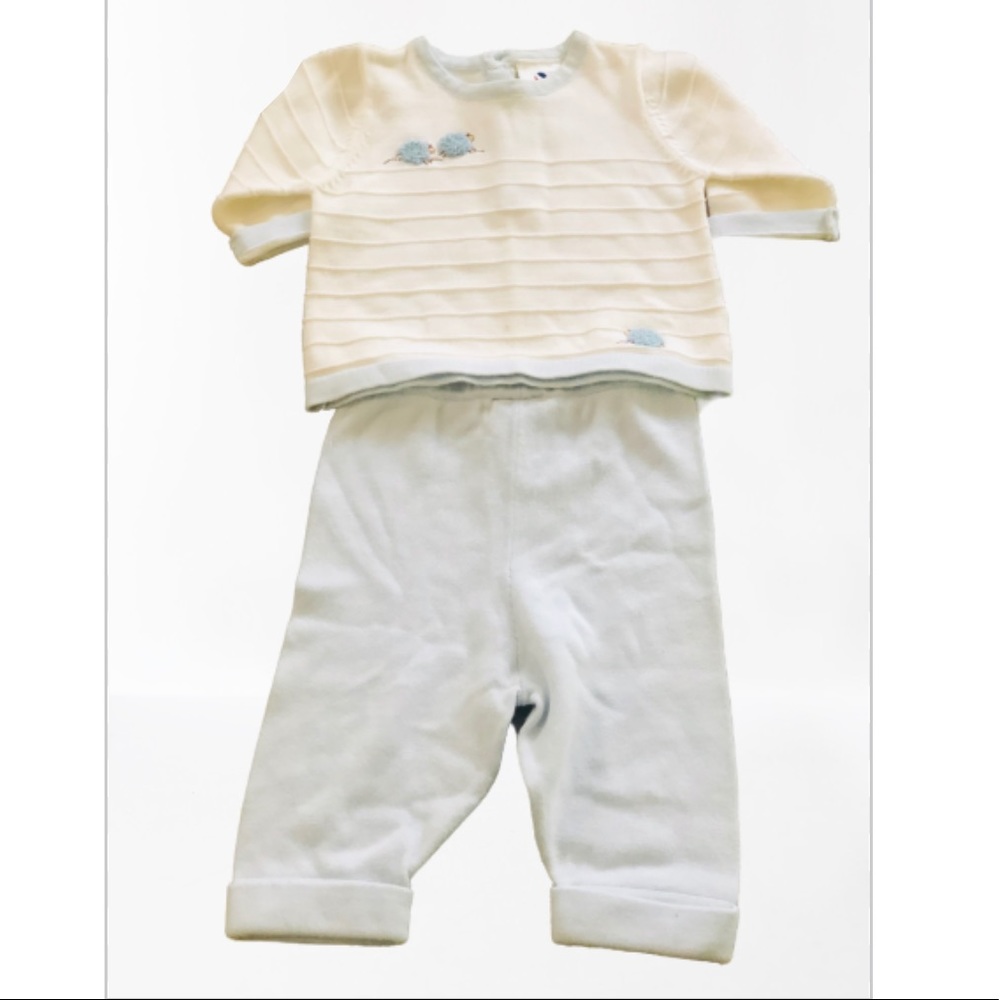 Absorba 2 piece baby boy outfit size 0-3M